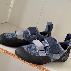 Black Diamond Blue and Black Climbing Shoes